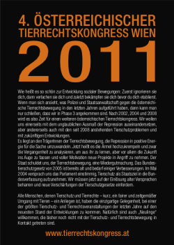 Tierrechtskongress Flyer Rückseite