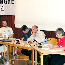 Foto von einer Podiumsdiskussion