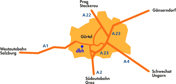 Übersichtsplan Großraum Wien