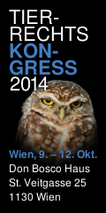 Tierrechtskongress von 9. bis 12. Oktober 2014, Don Bosco Haus, St. Veitgasse 25, 1130 Wien