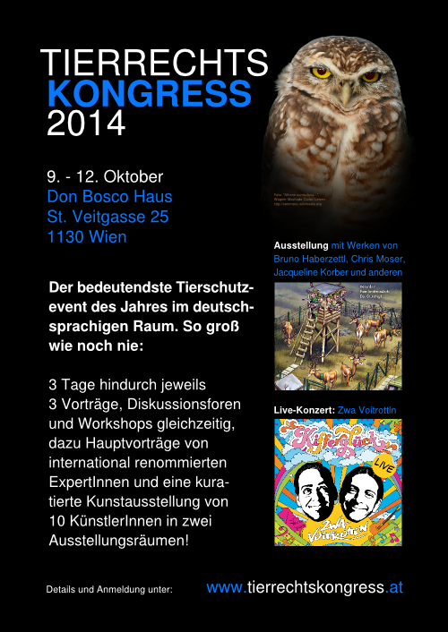 Tierrechtskongress A2 Plakat 420x594mm